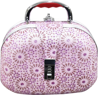 

Pride Star SP 49 Leather to store make up beauty products, jewellery, bangles And More!! Vanity Box(Pink)