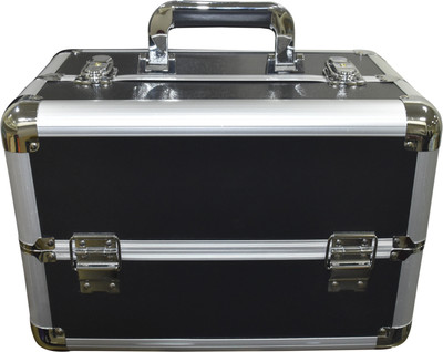 

Pride Star Professional to store make up beauty products, jewellery, bangles And More!! Vanity Box(Black)