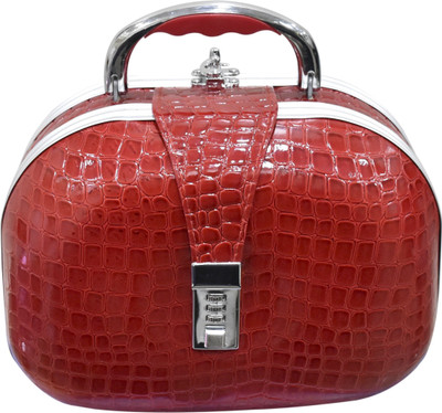 

Pride Star SP 49 Leather to store make up beauty products, jewellery, bangles And More!! Vanity Box(Red)