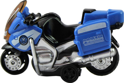 

DealBindaas Die Cast Metal 1:32 Bike Police | Pull Back Action | Dinky Car | Toys | Children Gift Collection | Blue(Blue)