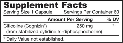 

Jarrow Formulas Jarrow Formulas, Citicoline, CDP Choline(250 mg)