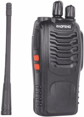 

ALONZO Baofeng Rechargeable Long Range Walkie Talkie 16 Channels Tow Way Radio Walkie Talkie(Black)