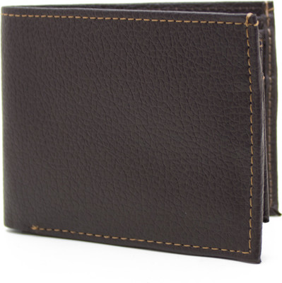 

Nietz Men Brown Genuine Leather Wallet(9 Card Slots), Black
