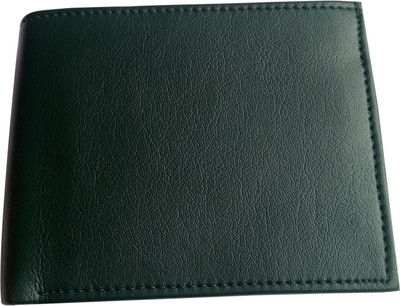 

Zmystic Men Green Genuine Leather Wallet(7 Card Slots)