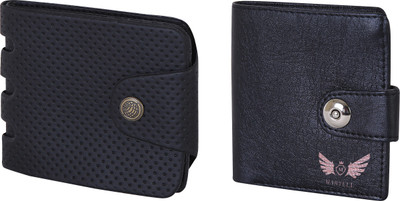

Martell Men Multicolor Artificial Leather Wallet(2 Card Slots), Black