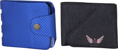 

Martell Men Multicolor Artificial Leather Wallet(2 Card Slots), Black