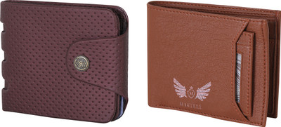

Martell Men Multicolor Artificial Leather Wallet(2 Card Slots), Brown