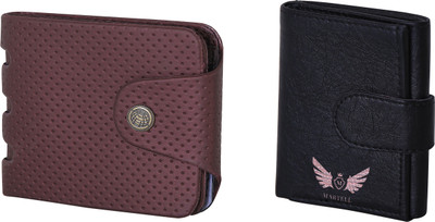 

Martell Men Multicolor Artificial Leather Wallet(2 Card Slots), Black