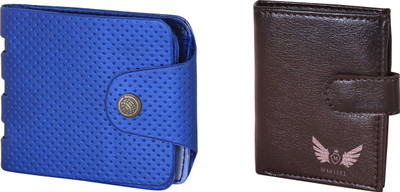 

Martell Men Multicolor Artificial Leather Wallet(2 Card Slots), Brown