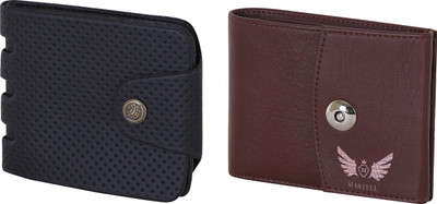 

Martell Men Black Artificial Leather Wallet(2 Card Slots), Brown