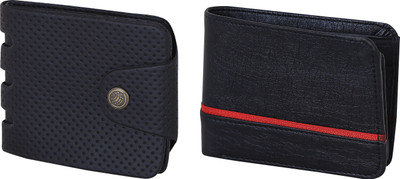 

Martell Men Multicolor Artificial Leather Wallet(2 Card Slots), Black