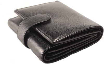 

Hilander Men Black Genuine Leather Wallet(11 Card Slots)