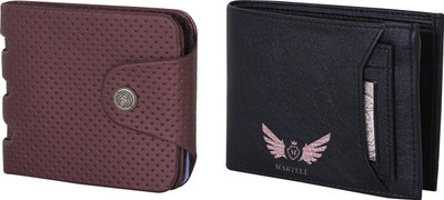 

Martell Men Multicolor Artificial Leather Wallet(2 Card Slots), Black
