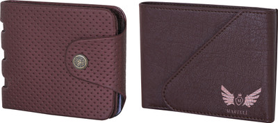 

Martell Men Multicolor Artificial Leather Wallet(2 Card Slots), Brown