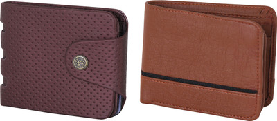

Martell Men Multicolor Artificial Leather Wallet(2 Card Slots), Brown