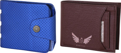 

Martell Men Multicolor Artificial Leather Wallet(2 Card Slots), Brown
