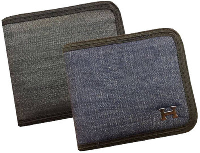 

Peacock Mundkar Boys Black, Blue Artificial Leather Wallet(4 Card Slots)
