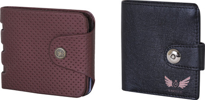 

Martell Men Multicolor Artificial Leather Wallet(2 Card Slots), Black