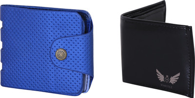 

Martell Men Multicolor Artificial Leather Wallet(2 Card Slots), Black