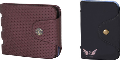 

Martell Men Multicolor Artificial Leather Wallet(4 Card Slots), Black