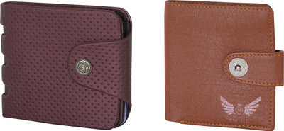 

Martell Men Multicolor Artificial Leather Wallet(2 Card Slots), Brown