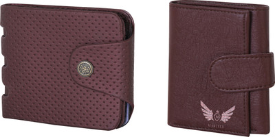 

Martell Men Multicolor Artificial Leather Wallet(2 Card Slots), Brown