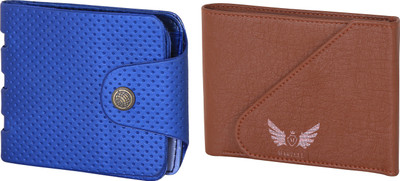 

Martell Men Multicolor Artificial Leather Wallet(2 Card Slots), Brown