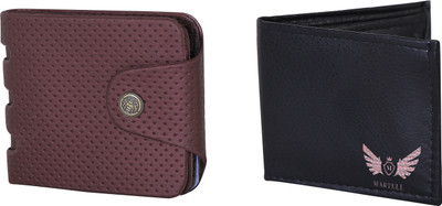 

Martell Men Multicolor Artificial Leather Wallet(2 Card Slots), Black