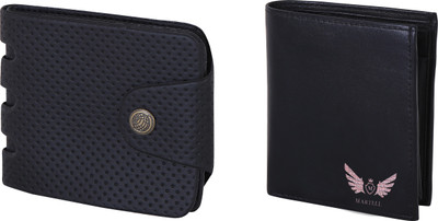 

Martell Men Multicolor Artificial Leather Wallet(2 Card Slots), Black