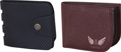 

Martell Men Multicolor Artificial Leather Wallet(2 Card Slots), Brown
