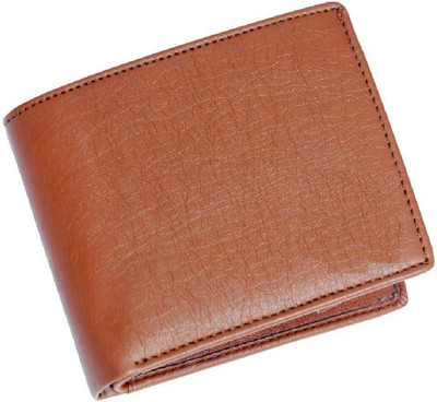 

Yakult Men Tan Artificial Leather Wallet(8 Card Slots)