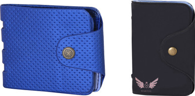 

Martell Men Multicolor Artificial Leather Wallet(4 Card Slots), Black