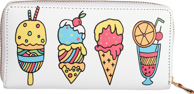 

Ferdeko Women Multicolor Artificial Leather Wallet(8 Card Slots), Multicolor dessert