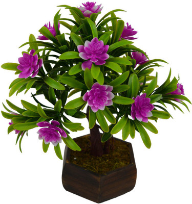 

Fancymart FP-0724-556 Multicolor Wild Flower Artificial Flower with Pot(8 inch, Pack of 1)