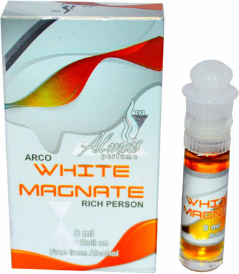 

Almas White Magnet Pocket Attar. Floral Attar(Davana)