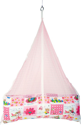 

JAZE BABY Jhula Pink Bear baby bed boating bed(Fabric, Pink)