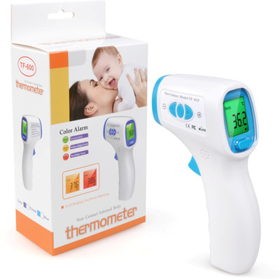 

PremiumAV Thermometer Digital Body Temperature Fever Measurement Forehead Non-Contact Infrared LCD IR Thermometer Baby & Adult Bath Thermometer(White)