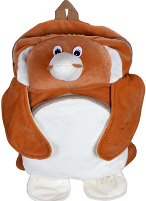 

Saugat Traders Soft Toy School, Picnic Backpack Penguin Bag For Kids 15 L Backpack(White), Brown