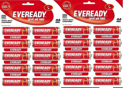 

eveready Red HD AA 1015 Battery(Pack of 20)