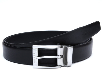 

Cross Men Formal Black Genuine Leather Belt
