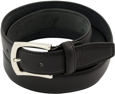 

LEX TAVIS Men Casual, Evening, Formal Black Genuine Leather Belt
