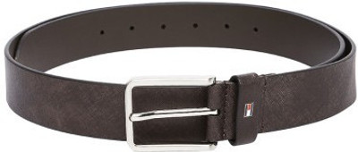 

Tommy Hilfiger Men Formal Grey Genuine Leather Belt, Brown