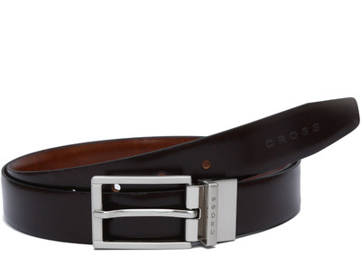 

Cross Men Formal Black, Brown Genuine Leather Reversible Belt, Brown;tan
