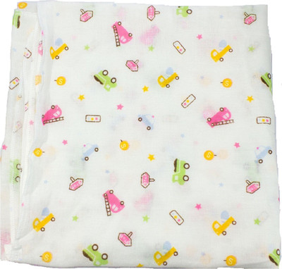 

PEUBUD Animal  Swadding Baby Blanket(Cotton, White
