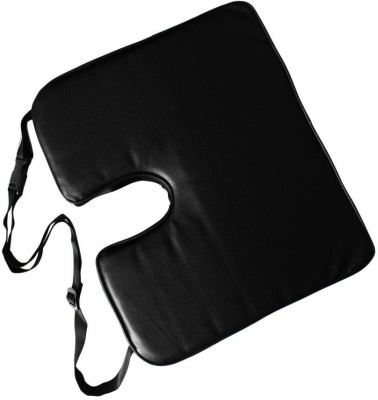 AuTO ADDiCT Black Leatherite Car Pillow Cushion for Maruti Suzuki(Rectangular, Pack of 1)