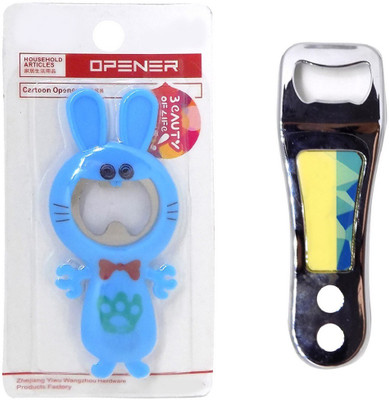 

Confidence Cute Plastic Beer Bottle Opener New Stylish Hot Sale Multi functional Soda Bottle Cap Opener Gift Carabiner(Multicolor)