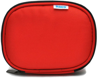 Saco Back Cover for Transcend StoreJet 25M3 2.5 inch 1 TB External Hard Disk (Red, , Artificial Leather)(Red, Shock Proof, Pack of: 1)