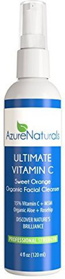 

Azure Naturals Sweet Orange Vitamin C Organic Facial Cleanser Msm Papaya Vitamin E(120 ml)