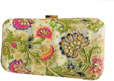 

Craftbazaar Party Multicolor Clutch
