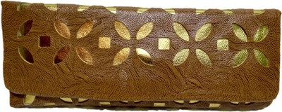 

BABERWAL ENTERPRISES Casual, Formal, Sports, Party Tan Clutch